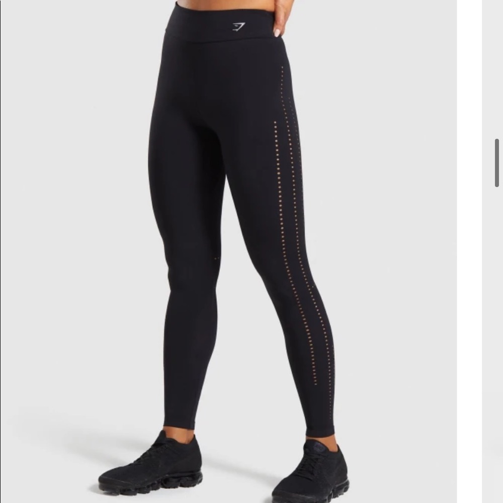 Laser cut tights